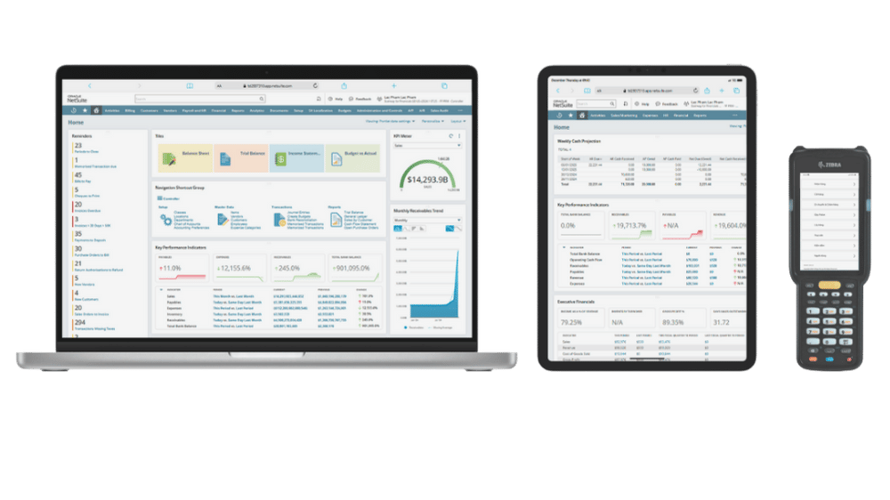 Dashboard NetSuite - S4 Consulting – Acumatica & Oracle NetSuite ERP Services in Vietnam Dashboard NetSuite