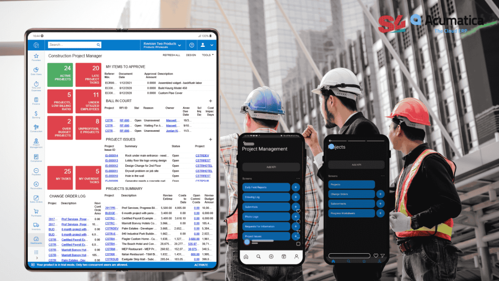 Acumatica for Construction Mobile - S4 Consulting - Triển Khai Acumatica & Oracle NetSuite ERP Acumatica for Construction Mobile.png