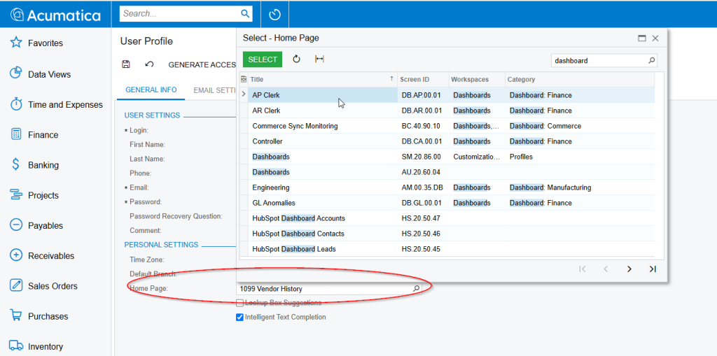 image - S4 Consulting Professional cloud services Set a default Acumatica login page