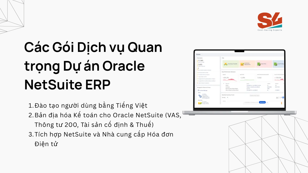  S4 Consulting – Acumatica & Oracle NetSuite ERP Services in Vietnam