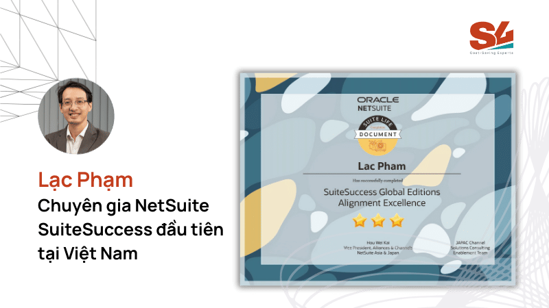 SuiteSuccess Certificate - Lạc Phạm