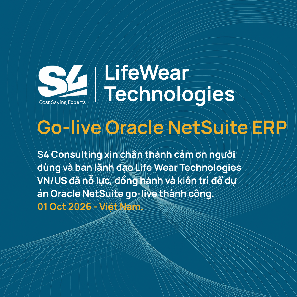 LifeWear Technologies Vietnam Goes Live on Oracle NetSuite ERP with S4 ...
