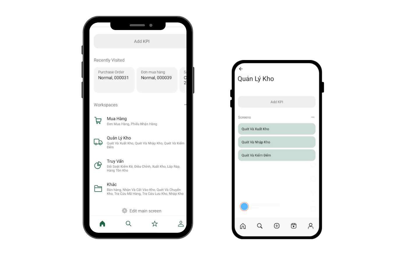 Mobile App WMS cho F&B