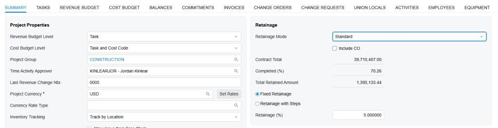 image - S4 Consulting – Acumatica & Oracle NetSuite ERP Services in Vietnam Cấu hình billing và retainage trong Acumatica Construction ERP để kiểm soát doanh thu dự án