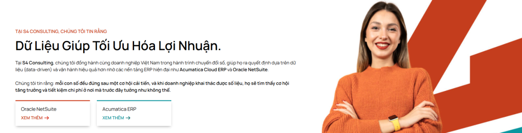 S4 Consulting – đơn vị tư vấn Oracle NetSuite hàng đầu tại Việt Nam