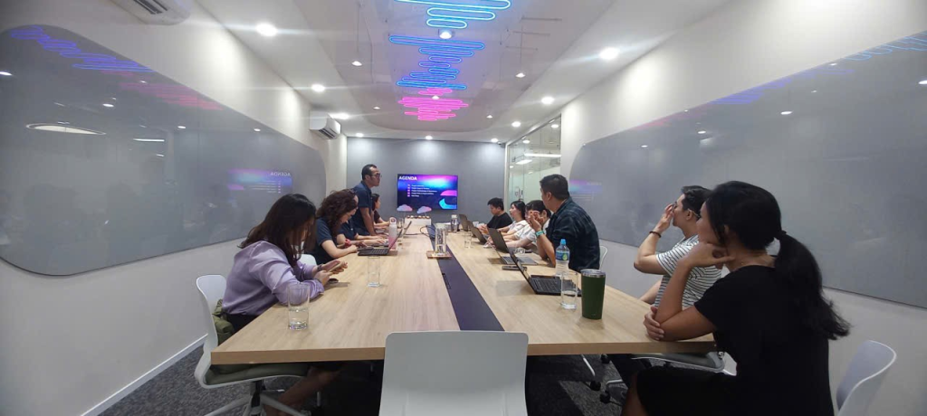 S4 Consulting at the Oracle NetSuite project kick-off ceremony at Amanotes on January 5, 2026