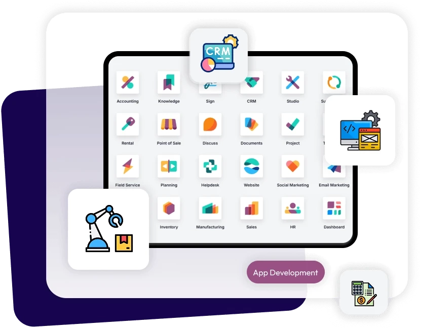 Odoo login on mobile and desktop devices
