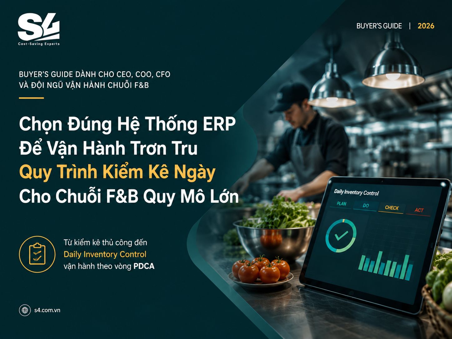 Chọn Đúng Hệ Thống ERP Để Vận Hành Trơn Tru Quy Trình Kiểm Kê Ngày Cho Chuỗi F&B Quy Mô Lớn