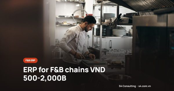 ERP for F&B chains VND 500-2,000B
