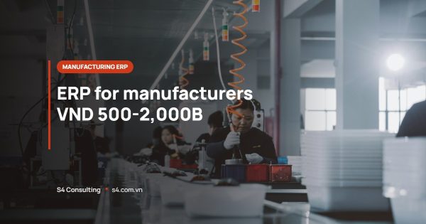 ERP for manufacturers VND 500-2,000B