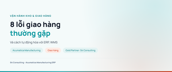 8 lỗi giao hàng thường gặp và cách tự động hóa để khắc phục