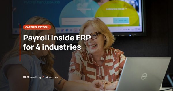 Payroll inside ERP for 4 industries
