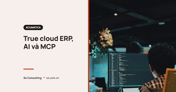 True cloud ERP, AI và MCP
